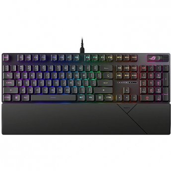 Asus ROG Strix Scope II RX Gaming Tastatur, RGB - schwarz, ROG RX Red Switches