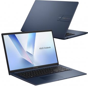 Asus Vivobook 17 X1704MA-AU035 Core 7 350 17.3" FHD IPS-level panel 60Hz 250 nits AG 16GB DDR5 512GB SSD Intel Graphics WLAN + Bluetooth 720p webcam 50 Wh No OS Quiet Blue