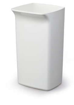 Atkritumu tvertne DURABIN® 40L taisnstūrveida, balta (vāciņš jāiegādājas atsevišķi)