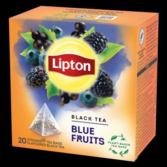 Augļu tēja LIPTON Blue Fruit, piramīdas, 20gab