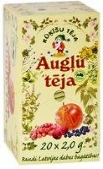 Augļu tēja RŪĶĪŠU TĒJA, 20 maisiņi paciņā x 2 g