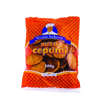 Auzu cepumi, fasēti, 500 g