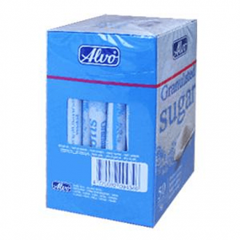 Balta cukura standziņas ALVO 5 g, 50 gab./iepak.