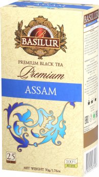 Basilur Premium Collection Assam melnā tēja 25 paciņas 25x2g 50g