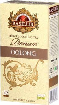 Basilur Premium Collection Oolong zaļā tēja 25 paciņas 25x2g 50g