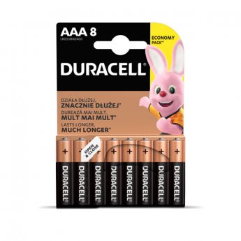 Baterija  DURACELL AAA Basic, LR03 8 gab./iepak.