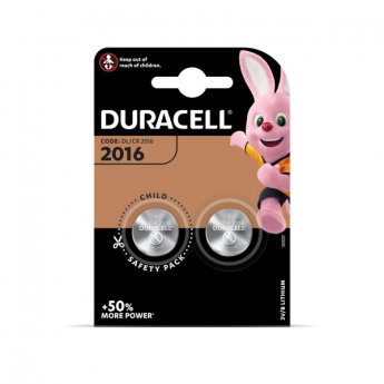Baterija DURACELL 2016, 2 gab.