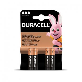 Baterija DURACELL Basic AAA, LR03 4 gab./iepak.