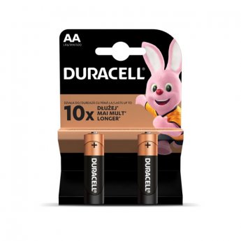 Baterijas DURACELL AA, LR6, 2 gab.