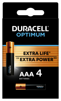 Baterijas DURACELL OPTIMUM AAA 4 gab.