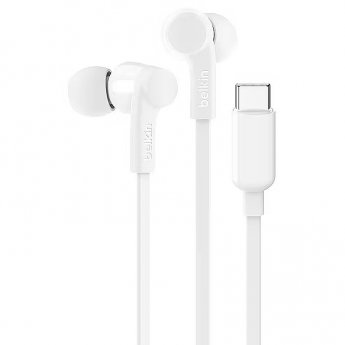 Belkin SoundForm Headset Wired In-ear Music/Everyday USB Type-C White
