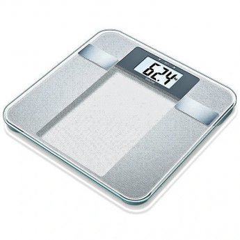 Beurer Beurer, up to 150 kg, clear - Glass diagnostic scale