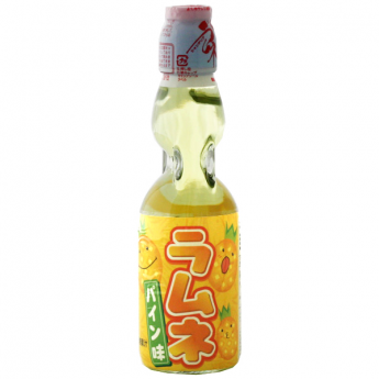 Bezalkoholisks gāzēts dzēriens HATAKOSEN Ramune, Ananāsu, 0.2l