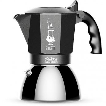Bialetti Coffee maker BIALETTI BRIKKA INDUCTION 4TZ 180 ml Anthracite, Silver