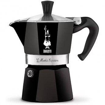 Bialetti Moka Express, Black -  1 cup