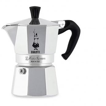 Bialetti Moka Express Moka pot 0.06 L Aluminium, Black