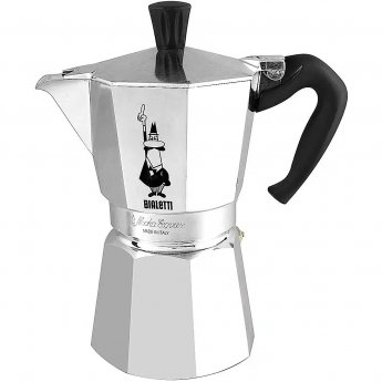 Bialetti Moka Express, Silver - 3 cups