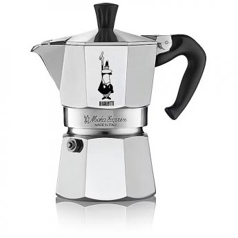 Bialetti Moka Express, Silver - 4 cups