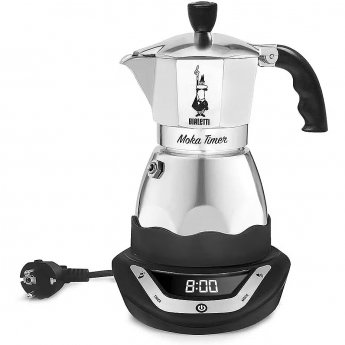Bialetti Moka Travel, Silver - 6 cups