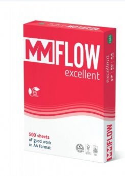Biroja papīrs MM FLOW excellent, A4, 80 g/m2, 500 loksnes