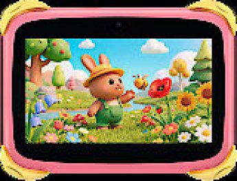 Blackview Link 1 Kids Mini WiFi6 7-inch 1024x600 HD+ 60Hz RK3562 2.0Hz 3GB+32GB 3000mAh Cam 2MP 5MP Stylus glass protector Handle Stand design Android 16 Sweet Pink