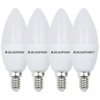 Blaupunkt LED lamp E14 595lm 7W 2700K 4pcs