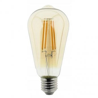 Blaupunkt LED lamp E27 ST64 Amber Filament A60 806lm 2300K