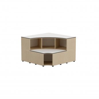 Bloks GRAU Agora C, 78x120x120, balts