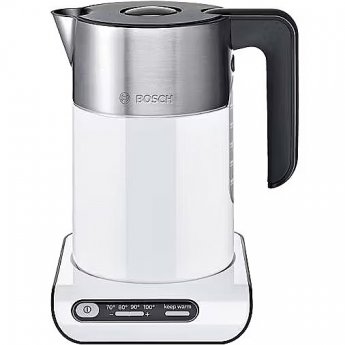 Bosch TWK8611P, White/Stainless steel