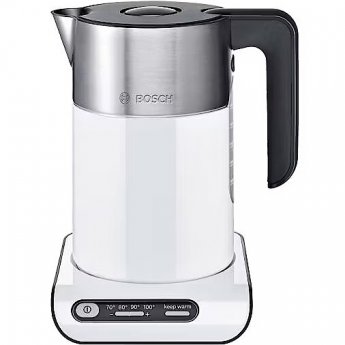 Bosch TWK8611P, White/Stainless steel