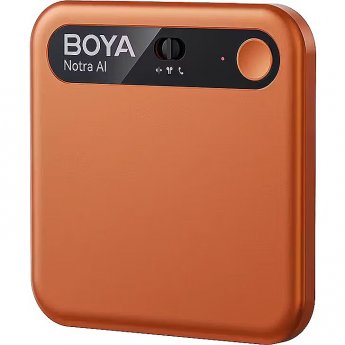 Boya Notra AI Note Taker, cosmic orange