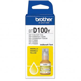 Brother BTD100Y Genuine Yellow Ink Bottle
