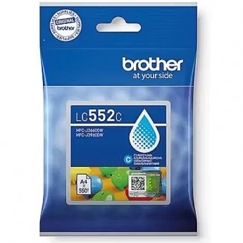 Brother LC 552C błękitny