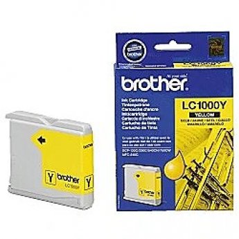 Brother LC1000Y YELLOW INK CARTR, 400 PG