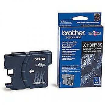 Brother LC1100HYBK BLACK INK CARTR,900PG