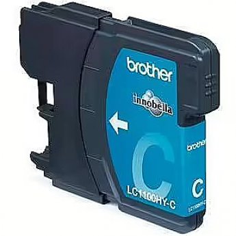 Brother LC1100HYC CYAN INK CARTR, 750PG