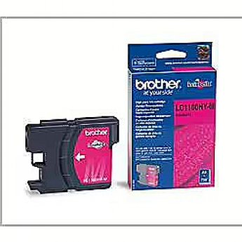 Brother LC1100HYM MAGENTA INK CART,750PG