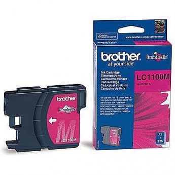 Brother LC1100M MAGENTA INK CART, 325 PG