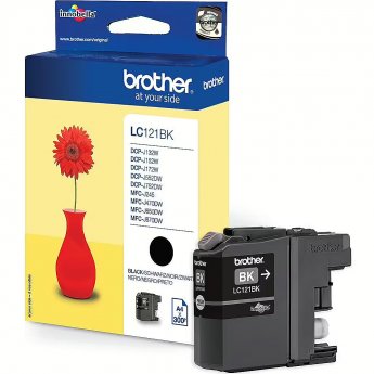 Brother LC121BK, Black Ink Cartridge