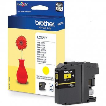 Brother LC121Y, Yellow Ink Cartridge