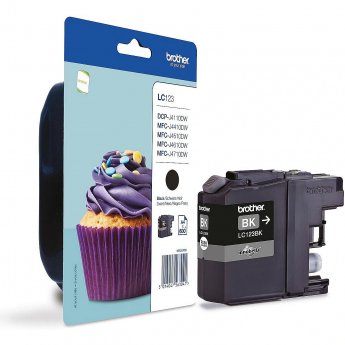 Brother LC123BK, Black Ink Cartridge
