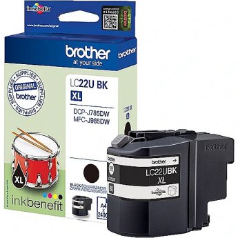 Brother LC221BK, Black Ink Cartridge