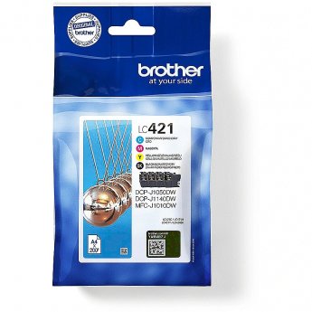 Brother LC-421VAL B/C/M/Y BLISTER DCP-J1050DW/J1140DW/MFC-J1010DW