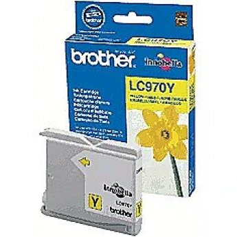 Brother LC970Y YELLOW INK CARTR, 300 PGS