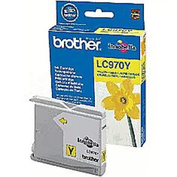 Brother LC970Y YELLOW INK CARTR, 300 PGS