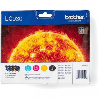 Brother LC-980 VALUE PACK BLISTER FR DCP-145C -165C -195C -365CN -