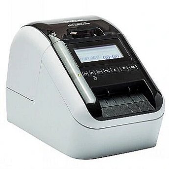 Brother QL-820NWBCVM VISITOR BADGE/EVENT PASS PRINTER, WI-FI, ETHERNET, BLUETOOTH, AIRPRINT, LCD-DISPLAY