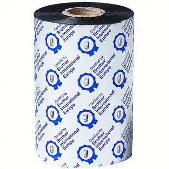 Brother STANDARD WAX/RESIN BLACK LENGTH 450 M 110MM TJ TRANSFER RIBBONS