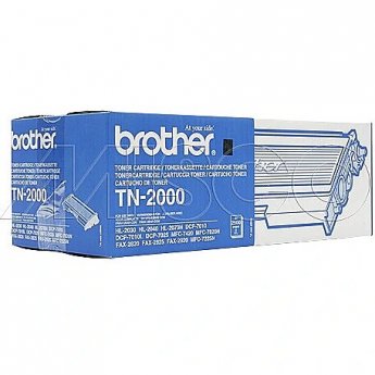 Brother TN-2000 TONER, 2.5K PGS