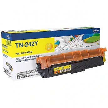 Brother TN-242 YELLOW TONER FOR DCL 1.400P F/ HL-3152CDW -3172CDW